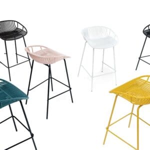 כסא בר בעיצוב חדשני בשישה צבעים לבחירה דגם 0775