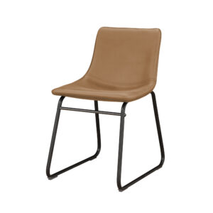 כיסא פינת אוכל מודרני מעור תעשייתי דגם ברקלי