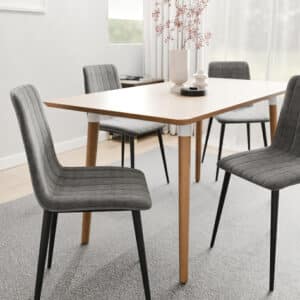 כיסא לפינת אוכל מרופד דגם לואיג’י במגוון צבעים לבחירה