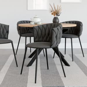 כיסא מודרני יוקרתי דגם מונקו שלושה צבעים לבחירה