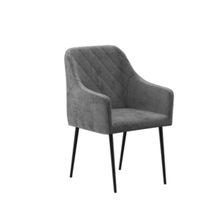 כיסא קטיפה מרופד יוקרתי לפינת אוכל דגם פאלמס