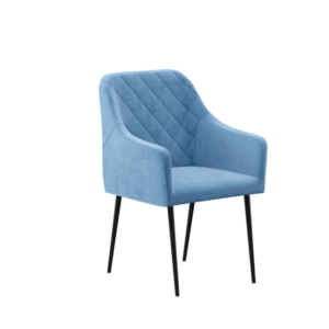 כיסא קטיפה מרופד יוקרתי לפינת אוכל דגם פאלמס